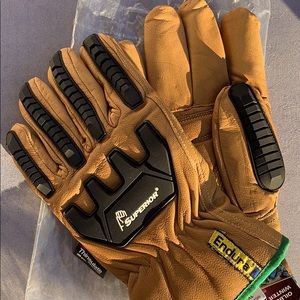 NWT Winter 3M Thinsulate lined Goatskin gloves XL